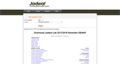 Desktop Screenshot of jadwal.unikom.ac.id