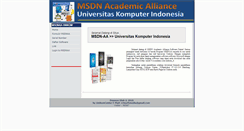 Desktop Screenshot of msdn.unikom.ac.id