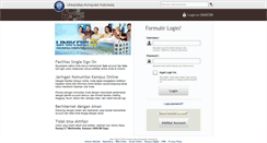 Desktop Screenshot of login.unikom.ac.id